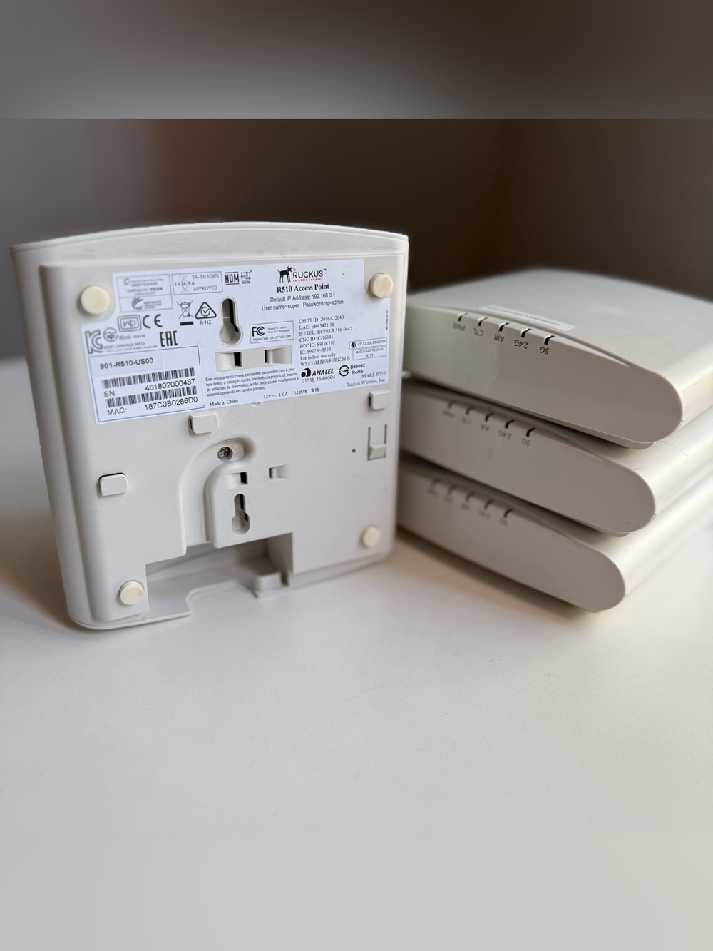 Ruckus R510 (Lot of 4) Wireless Access Point AP Tested Working 901-R510-US00
